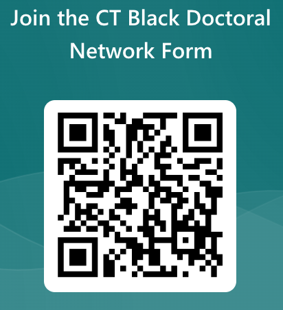 QR Code for Signing up for the CT Black Doctoral Network